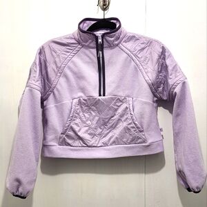 Athleta Girl Transition Half Zip‎ Color: Oxalis Violet Medium 8-10